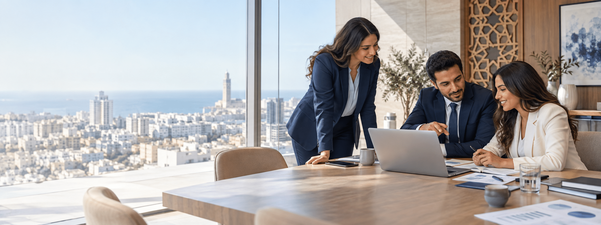 Équipe de consultants Eurofive à Casablanca
